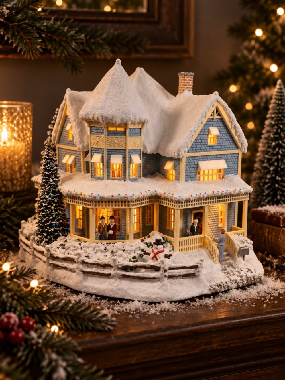 Thomas Kinkade Hawthorne Village “Holiday Bed and Breakfast” – Village Christmas